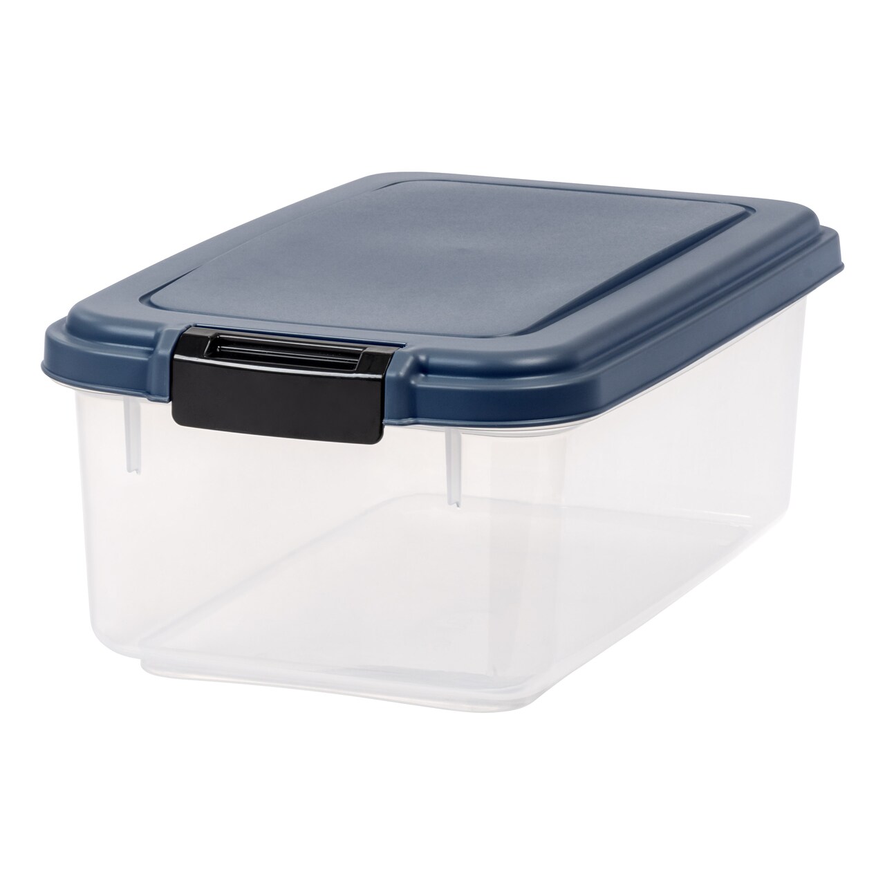 IRIS USA WeatherPro Airtight Pet Food Storage Container, Navy